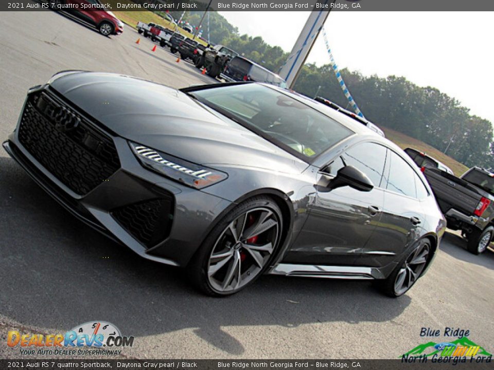 2021 Audi RS 7 quattro Sportback Daytona Gray pearl / Black Photo #29