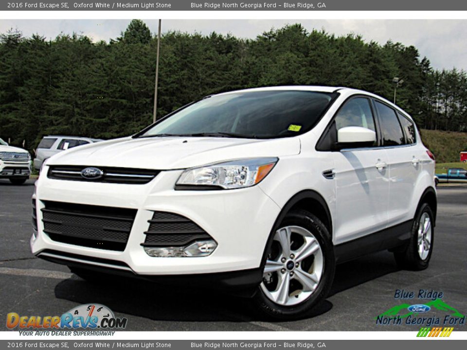 2016 Ford Escape SE Oxford White / Medium Light Stone Photo #1