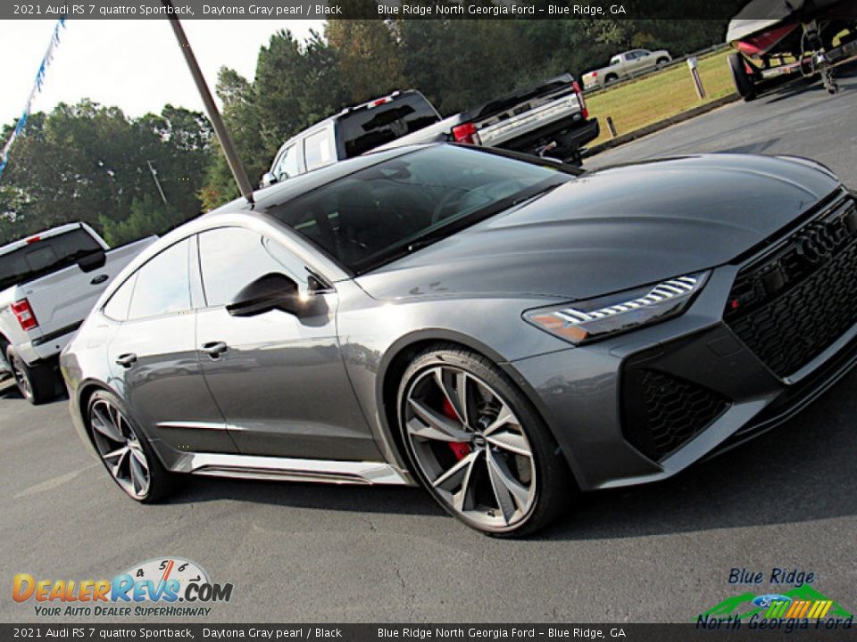 2021 Audi RS 7 quattro Sportback Daytona Gray pearl / Black Photo #30