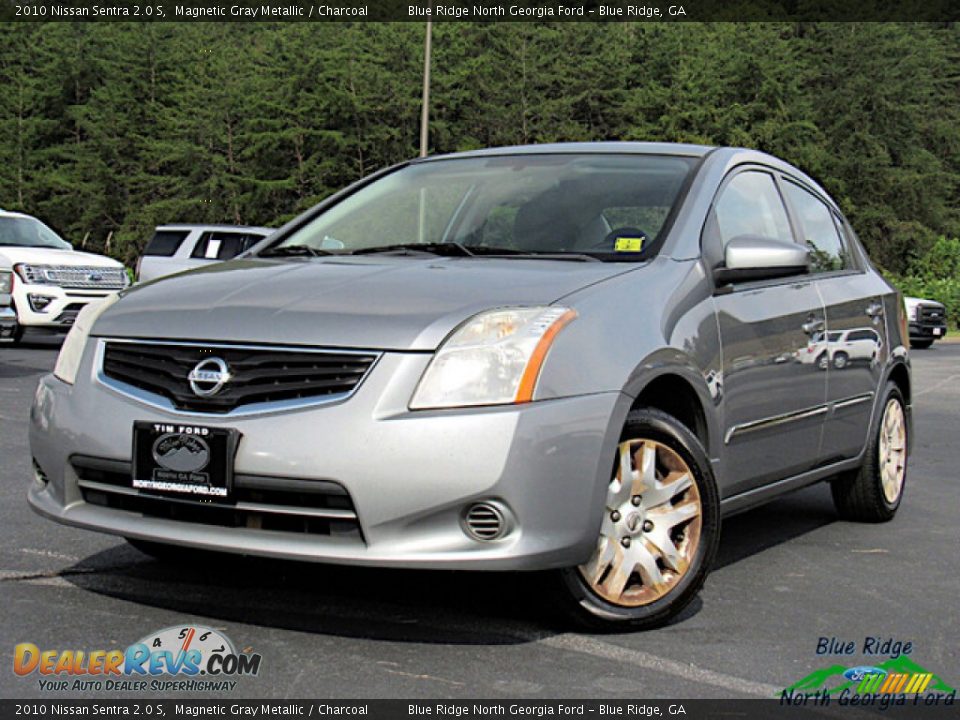 2010 Nissan Sentra 2.0 S Magnetic Gray Metallic / Charcoal Photo #1