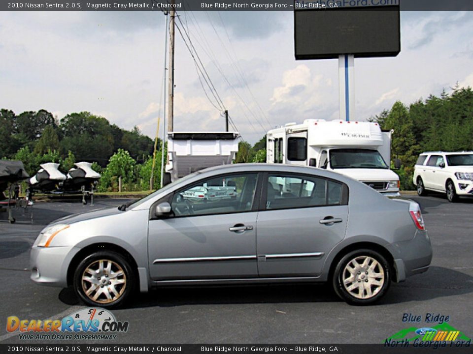 2010 Nissan Sentra 2.0 S Magnetic Gray Metallic / Charcoal Photo #2