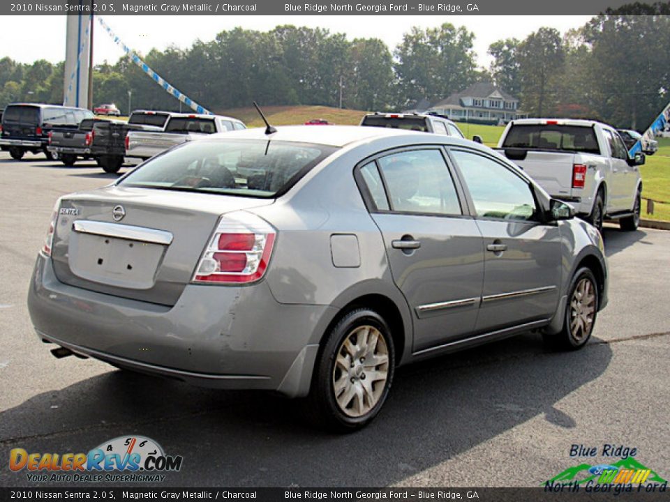 2010 Nissan Sentra 2.0 S Magnetic Gray Metallic / Charcoal Photo #5