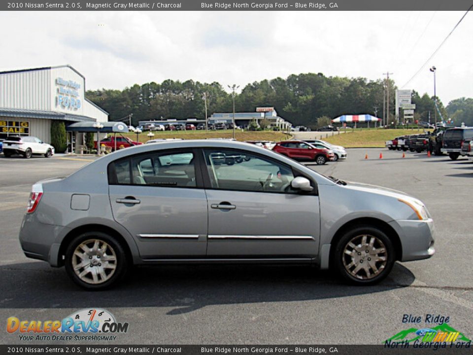 2010 Nissan Sentra 2.0 S Magnetic Gray Metallic / Charcoal Photo #6