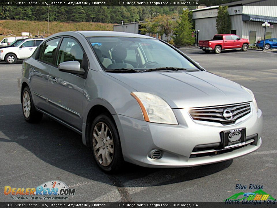 2010 Nissan Sentra 2.0 S Magnetic Gray Metallic / Charcoal Photo #7