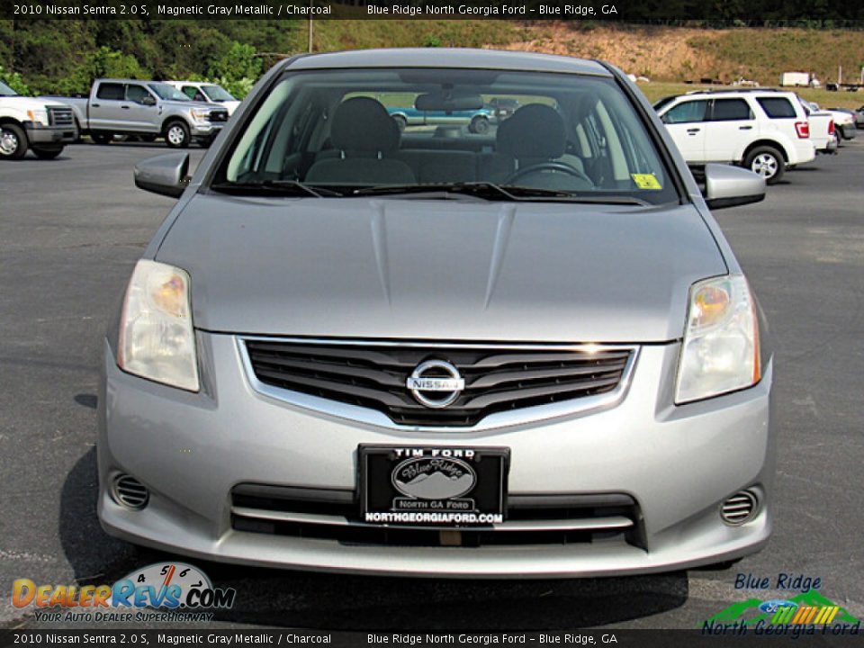 2010 Nissan Sentra 2.0 S Magnetic Gray Metallic / Charcoal Photo #8