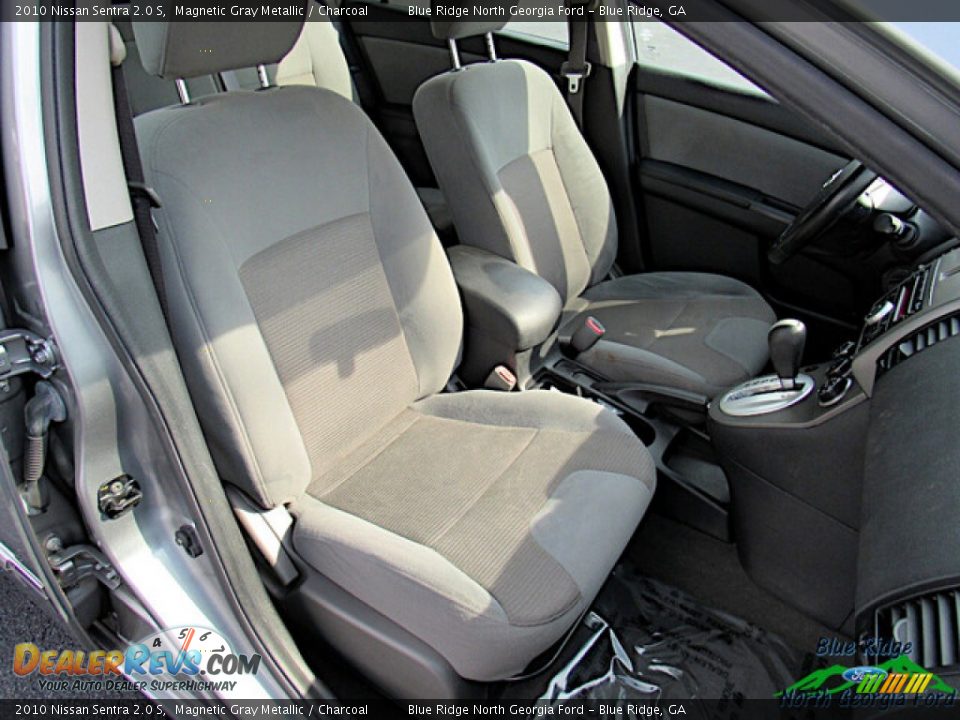 2010 Nissan Sentra 2.0 S Magnetic Gray Metallic / Charcoal Photo #10