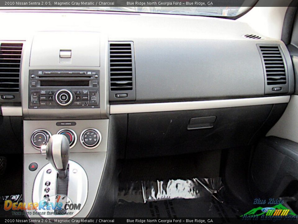 2010 Nissan Sentra 2.0 S Magnetic Gray Metallic / Charcoal Photo #13