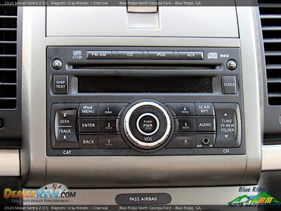 2010 Nissan Sentra 2.0 S Magnetic Gray Metallic / Charcoal Photo #15