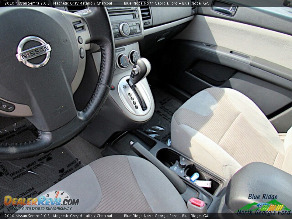 2010 Nissan Sentra 2.0 S Magnetic Gray Metallic / Charcoal Photo #16