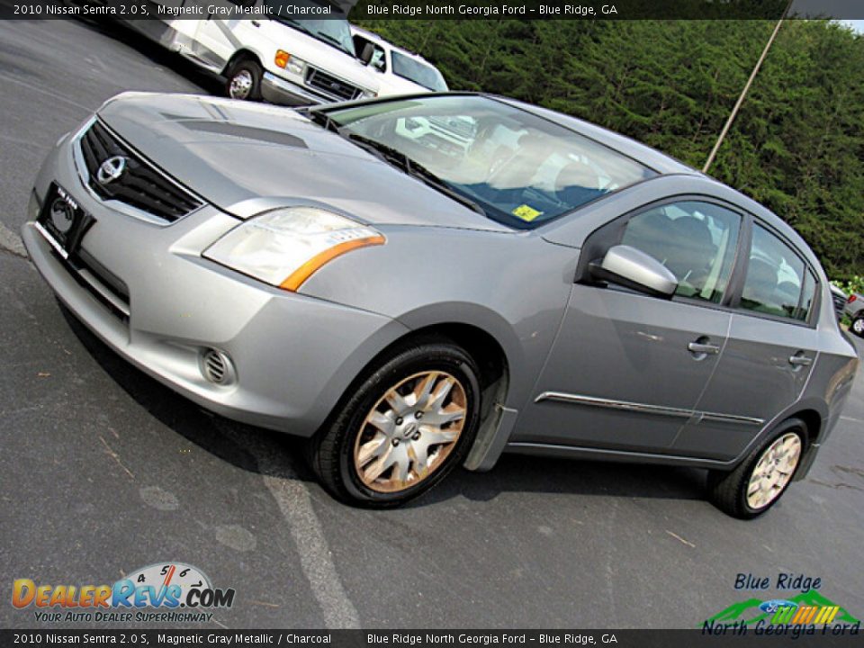 2010 Nissan Sentra 2.0 S Magnetic Gray Metallic / Charcoal Photo #18