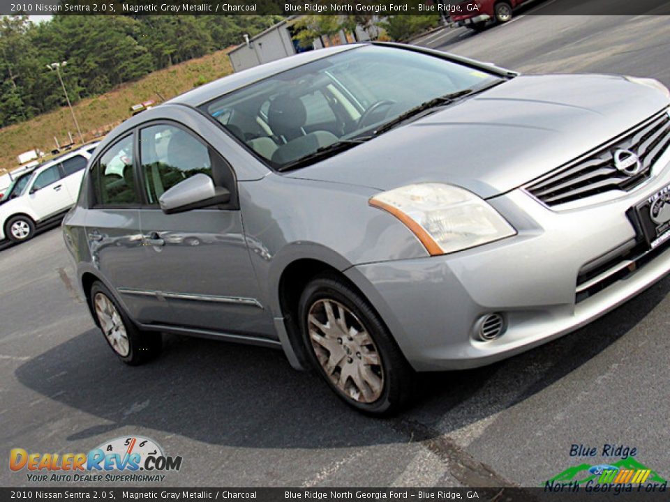 2010 Nissan Sentra 2.0 S Magnetic Gray Metallic / Charcoal Photo #19
