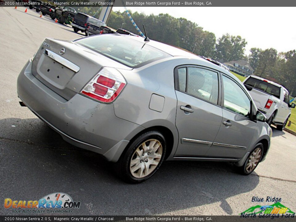 2010 Nissan Sentra 2.0 S Magnetic Gray Metallic / Charcoal Photo #20