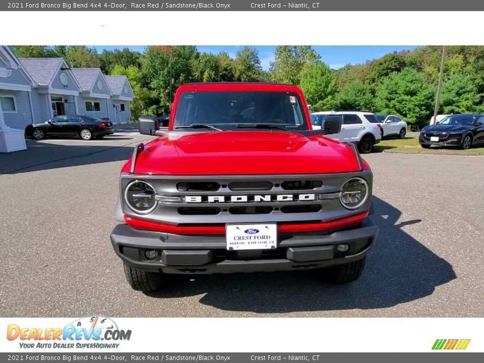2021 Ford Bronco Big Bend 4x4 4-Door Race Red / Sandstone/Black Onyx Photo #2