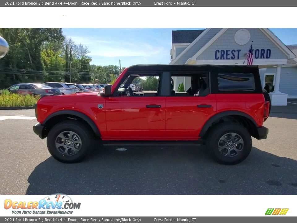 2021 Ford Bronco Big Bend 4x4 4-Door Race Red / Sandstone/Black Onyx Photo #4