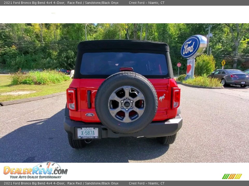 2021 Ford Bronco Big Bend 4x4 4-Door Race Red / Sandstone/Black Onyx Photo #6