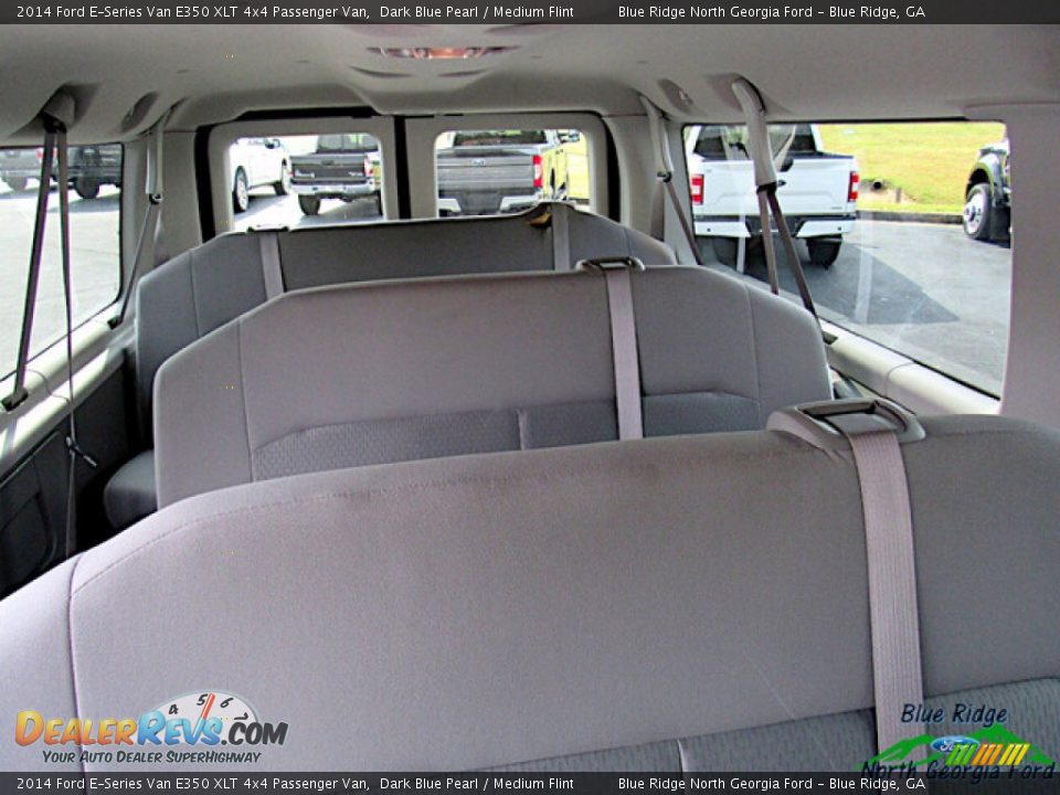 2014 Ford E-Series Van E350 XLT 4x4 Passenger Van Dark Blue Pearl / Medium Flint Photo #13