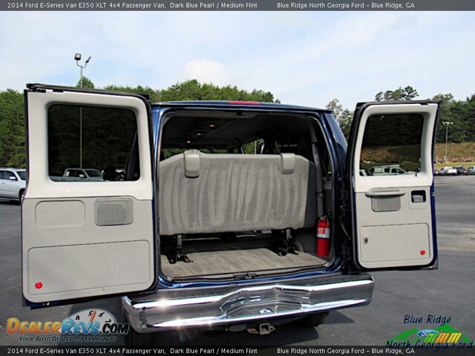 2014 Ford E-Series Van E350 XLT 4x4 Passenger Van Dark Blue Pearl / Medium Flint Photo #17