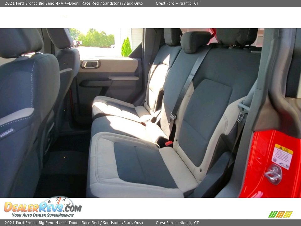 Rear Seat of 2021 Ford Bronco Big Bend 4x4 4-Door Photo #17