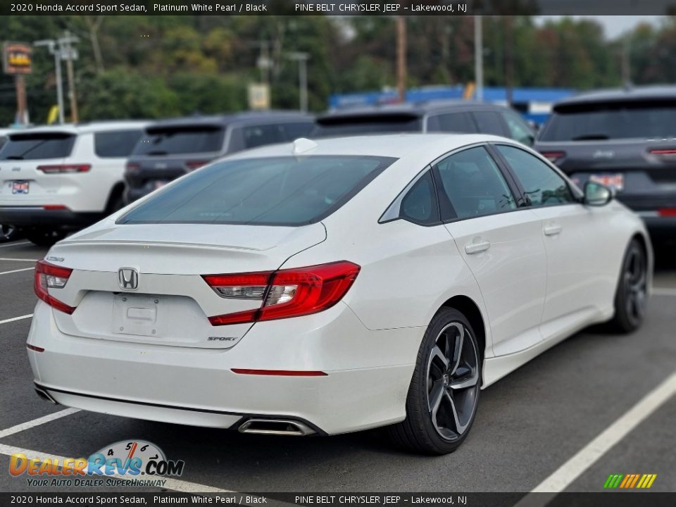 2020 Honda Accord Sport Sedan Platinum White Pearl / Black Photo #2