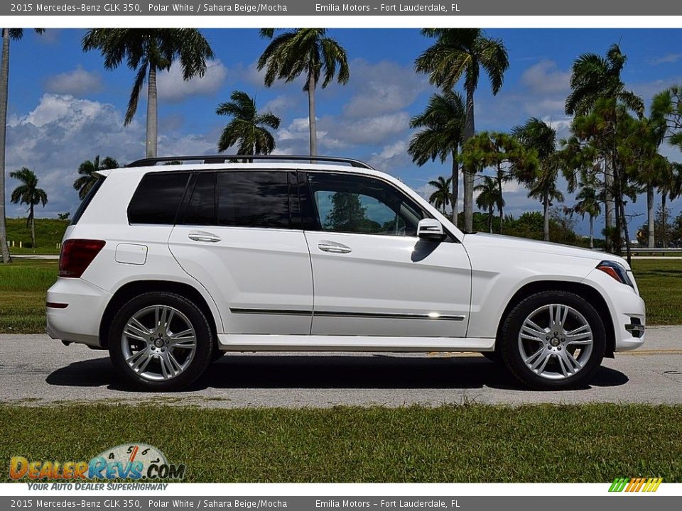 2015 Mercedes-Benz GLK 350 Polar White / Sahara Beige/Mocha Photo #3