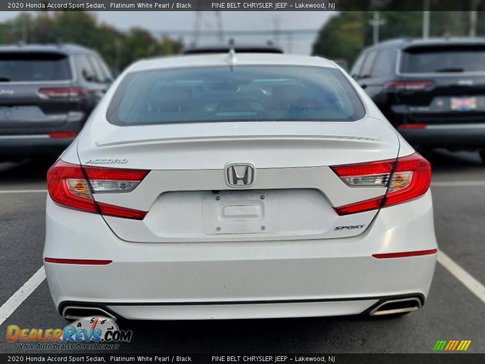 2020 Honda Accord Sport Sedan Platinum White Pearl / Black Photo #3