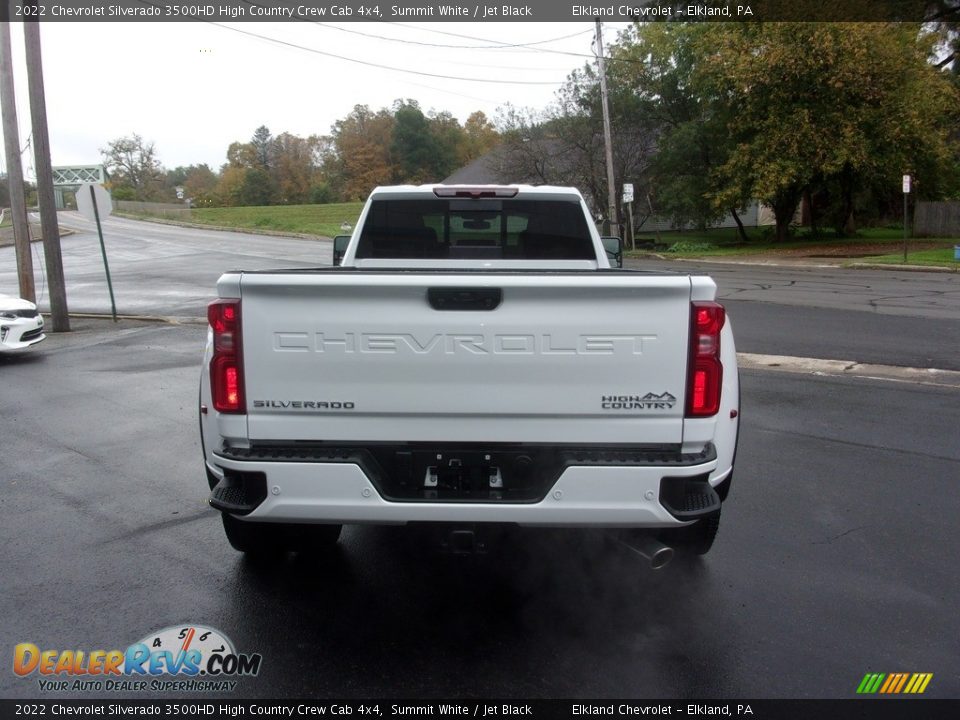 2022 Chevrolet Silverado 3500HD High Country Crew Cab 4x4 Summit White / Jet Black Photo #4