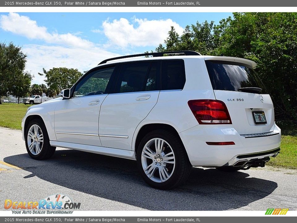 2015 Mercedes-Benz GLK 350 Polar White / Sahara Beige/Mocha Photo #7