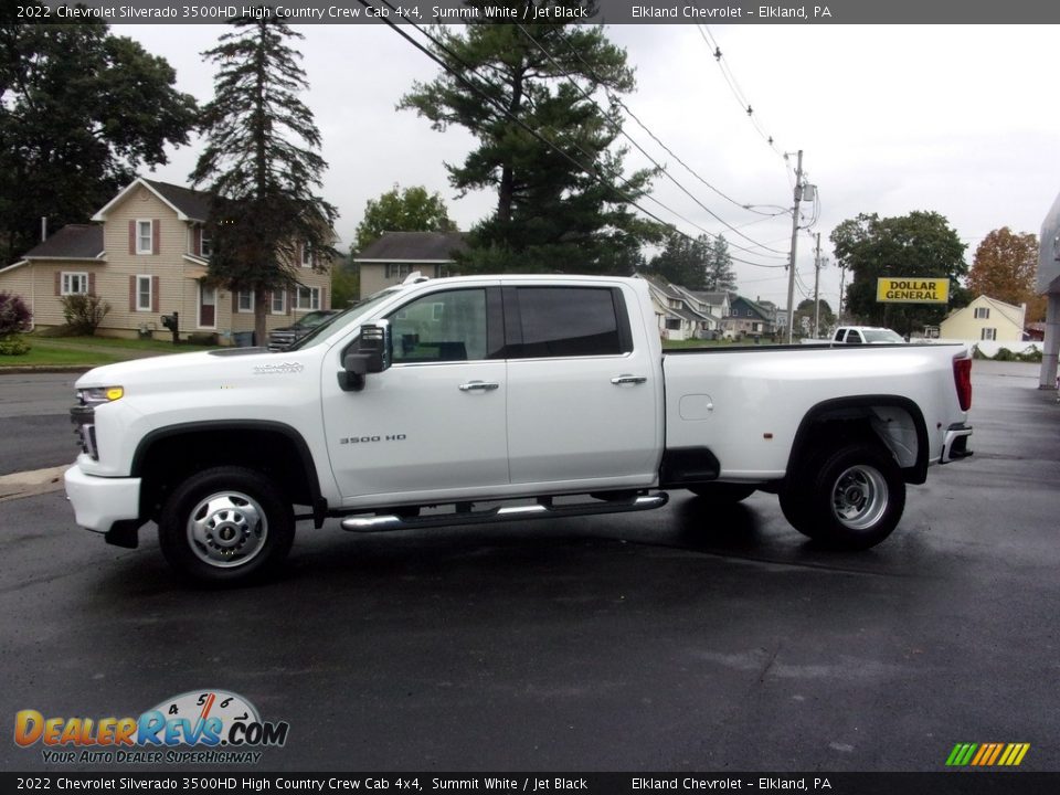 2022 Chevrolet Silverado 3500HD High Country Crew Cab 4x4 Summit White / Jet Black Photo #6