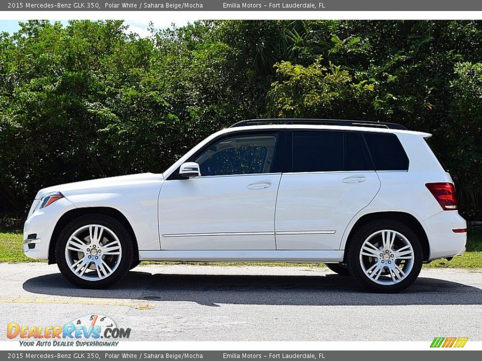 2015 Mercedes-Benz GLK 350 Polar White / Sahara Beige/Mocha Photo #8