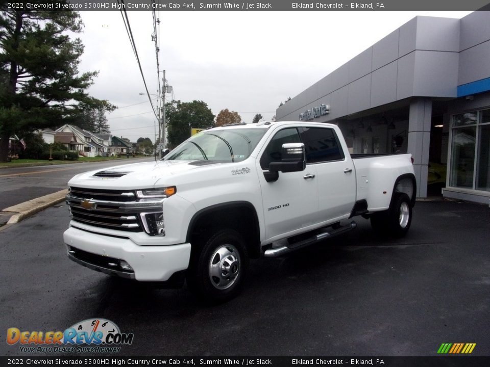 2022 Chevrolet Silverado 3500HD High Country Crew Cab 4x4 Summit White / Jet Black Photo #7