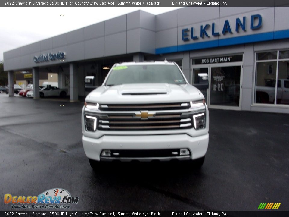 2022 Chevrolet Silverado 3500HD High Country Crew Cab 4x4 Summit White / Jet Black Photo #8