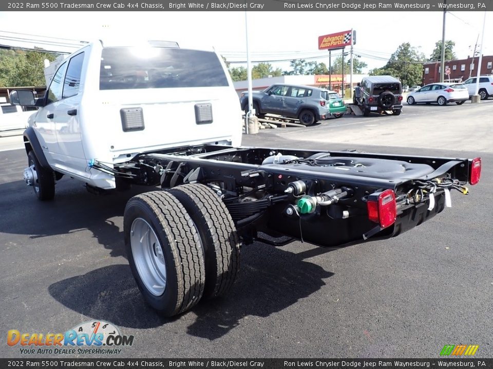 2022 Ram 5500 Tradesman Crew Cab 4x4 Chassis Bright White / Black/Diesel Gray Photo #3