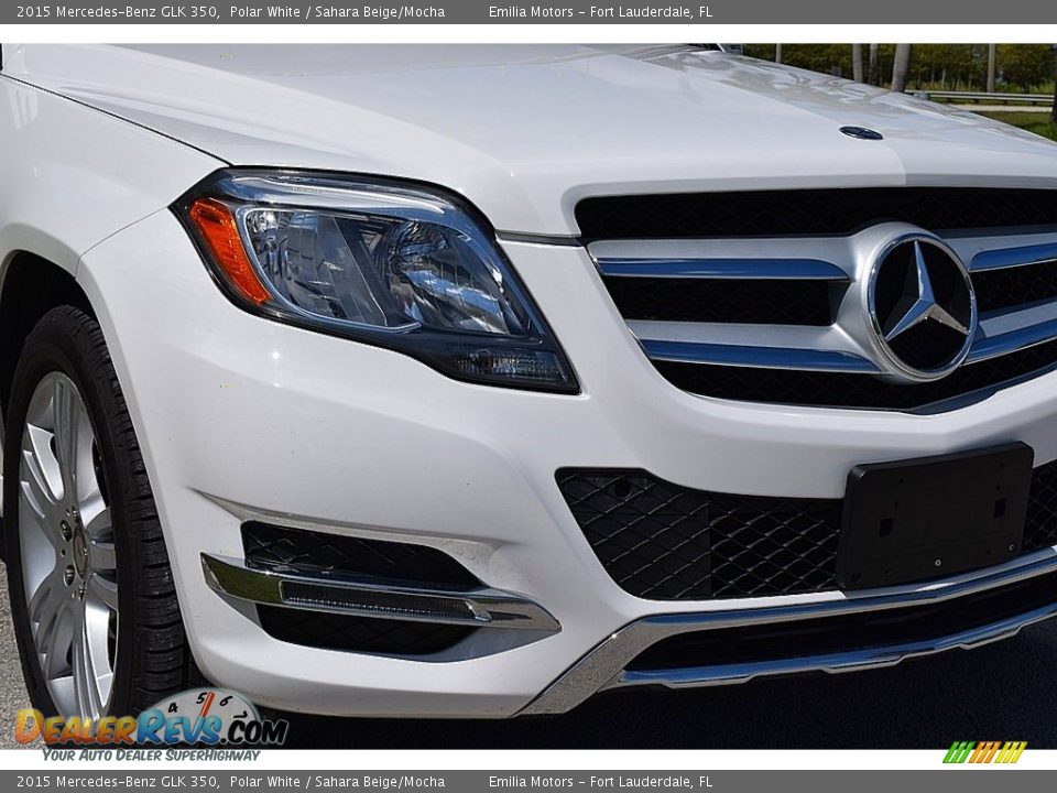 2015 Mercedes-Benz GLK 350 Polar White / Sahara Beige/Mocha Photo #11