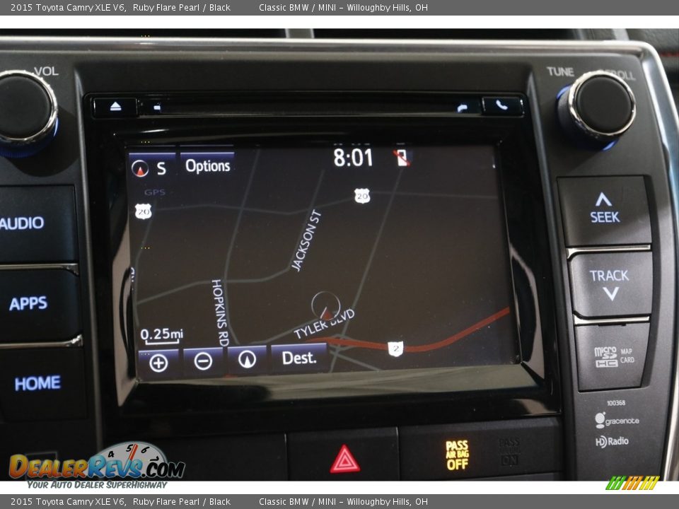 Navigation of 2015 Toyota Camry XLE V6 Photo #11