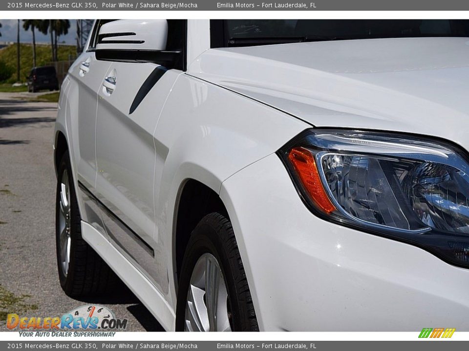 2015 Mercedes-Benz GLK 350 Polar White / Sahara Beige/Mocha Photo #12