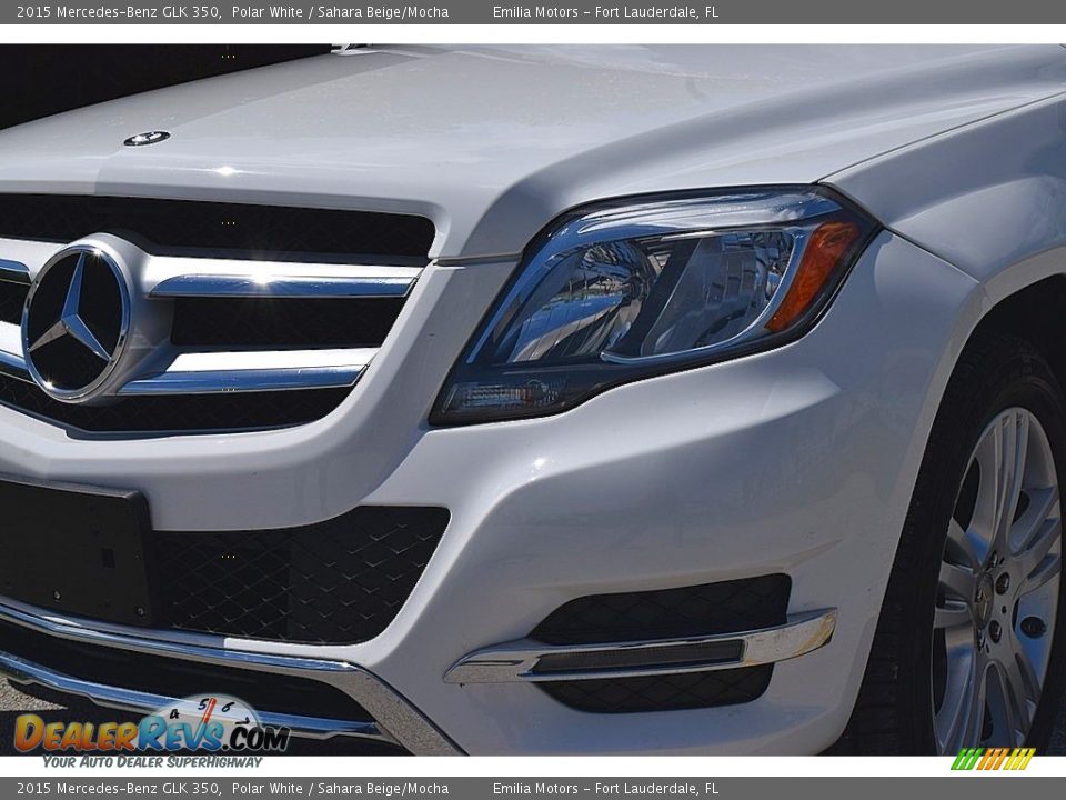 2015 Mercedes-Benz GLK 350 Polar White / Sahara Beige/Mocha Photo #13