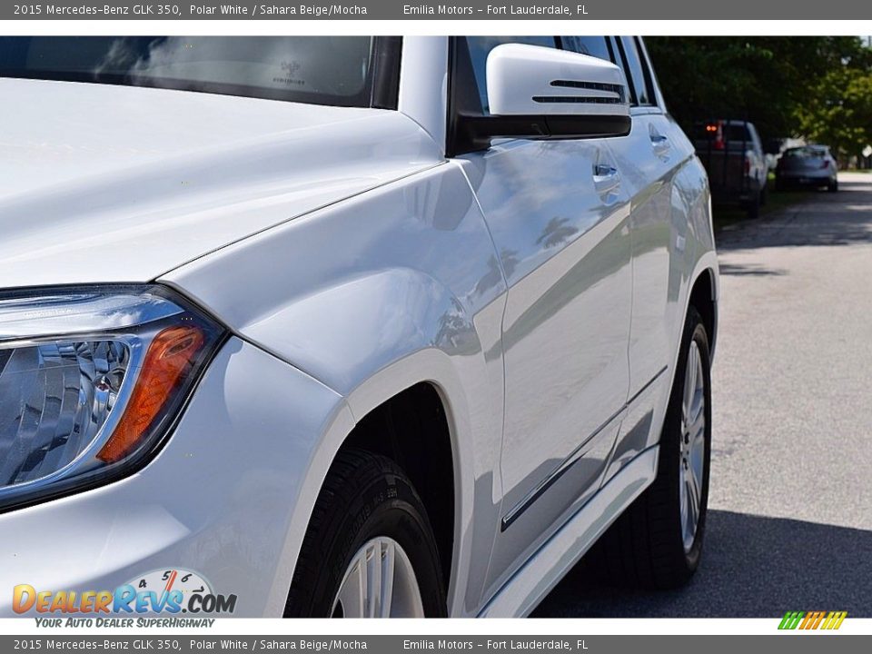 2015 Mercedes-Benz GLK 350 Polar White / Sahara Beige/Mocha Photo #14