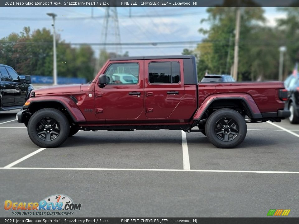 2021 Jeep Gladiator Sport 4x4 Snazzberry Pearl / Black Photo #4