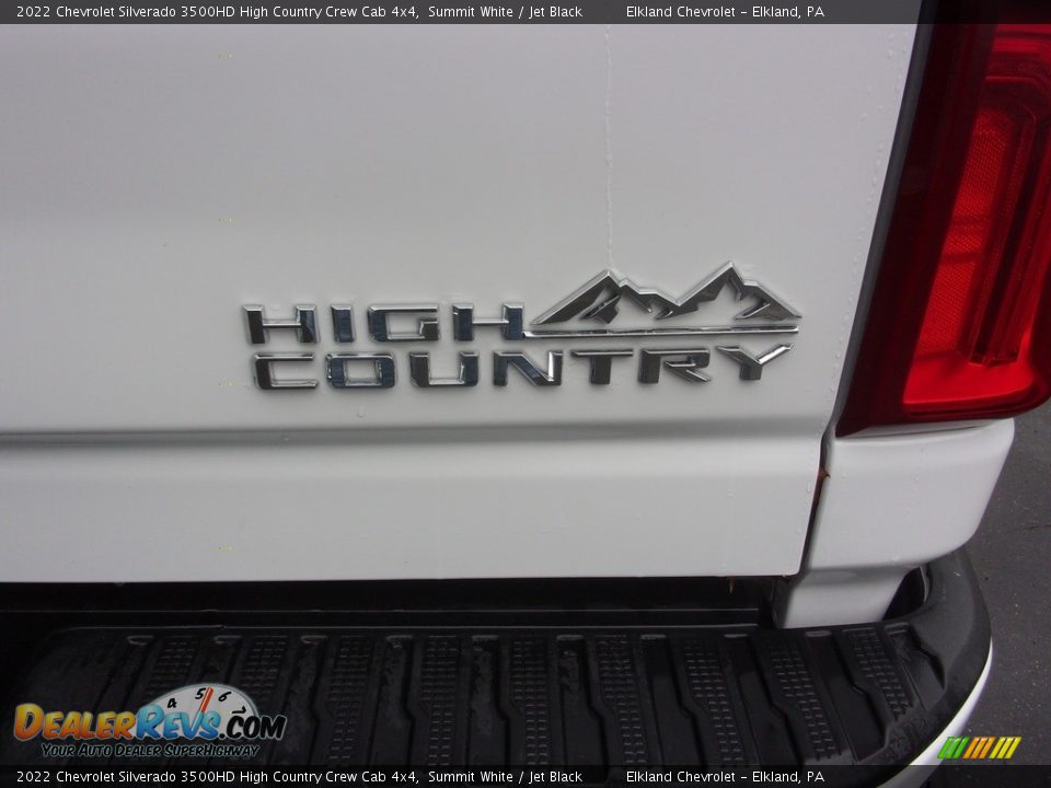 2022 Chevrolet Silverado 3500HD High Country Crew Cab 4x4 Summit White / Jet Black Photo #13