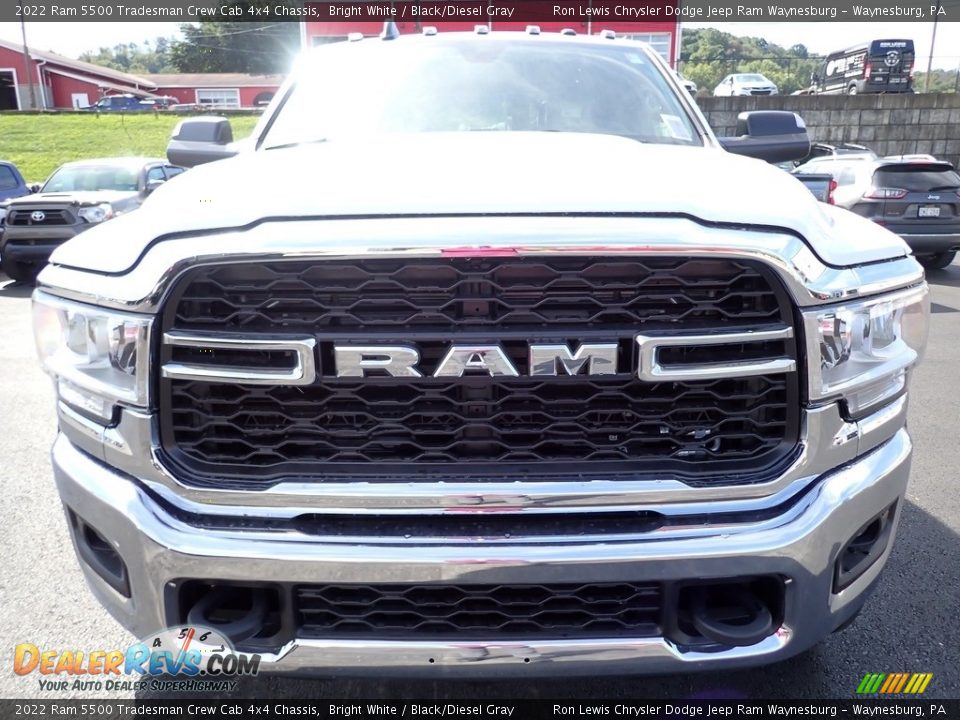 2022 Ram 5500 Tradesman Crew Cab 4x4 Chassis Bright White / Black/Diesel Gray Photo #8