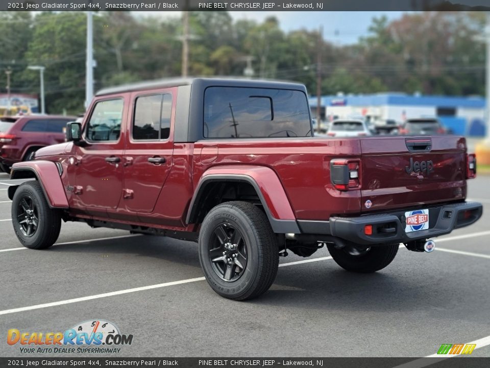 2021 Jeep Gladiator Sport 4x4 Snazzberry Pearl / Black Photo #6