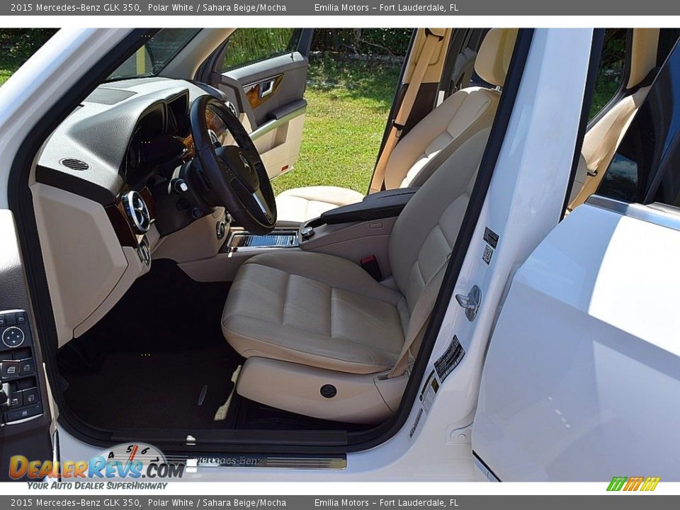 2015 Mercedes-Benz GLK 350 Polar White / Sahara Beige/Mocha Photo #19