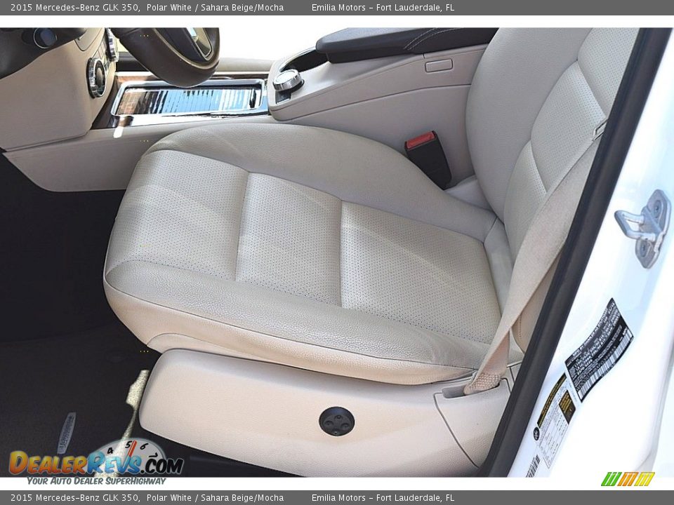 2015 Mercedes-Benz GLK 350 Polar White / Sahara Beige/Mocha Photo #20