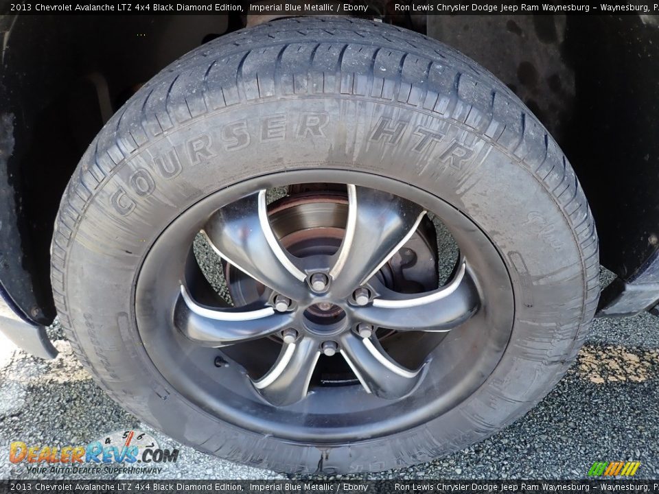 2013 Chevrolet Avalanche LTZ 4x4 Black Diamond Edition Imperial Blue Metallic / Ebony Photo #5