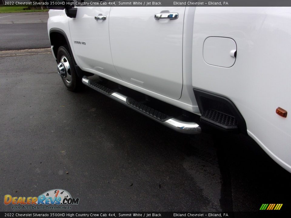 2022 Chevrolet Silverado 3500HD High Country Crew Cab 4x4 Summit White / Jet Black Photo #17