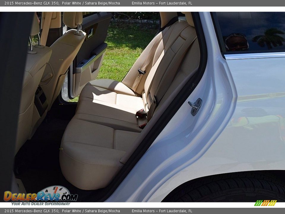 2015 Mercedes-Benz GLK 350 Polar White / Sahara Beige/Mocha Photo #22