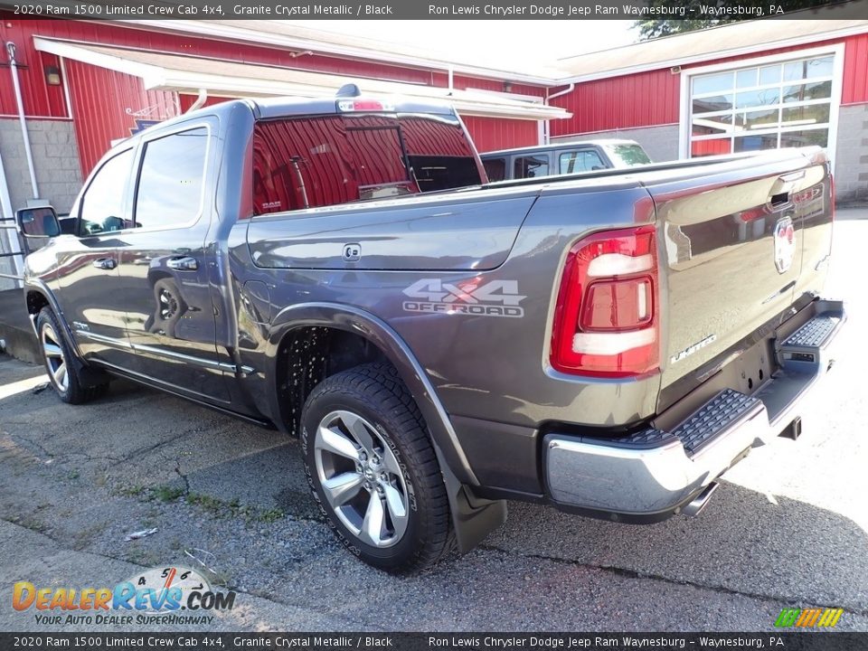 2020 Ram 1500 Limited Crew Cab 4x4 Granite Crystal Metallic / Black Photo #2