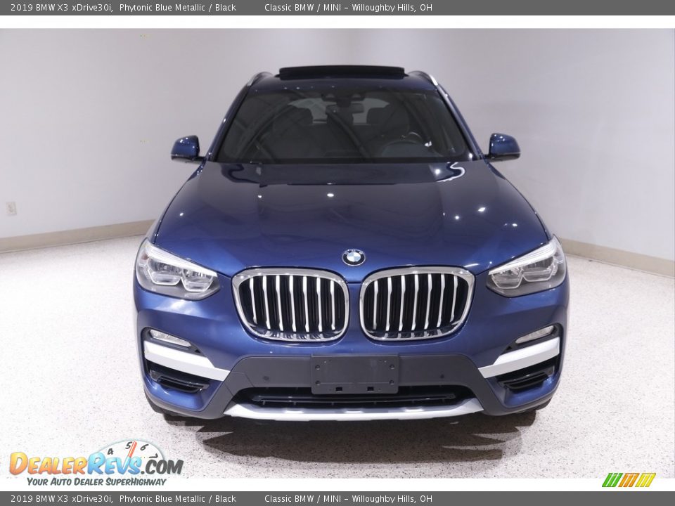 2019 BMW X3 xDrive30i Phytonic Blue Metallic / Black Photo #2