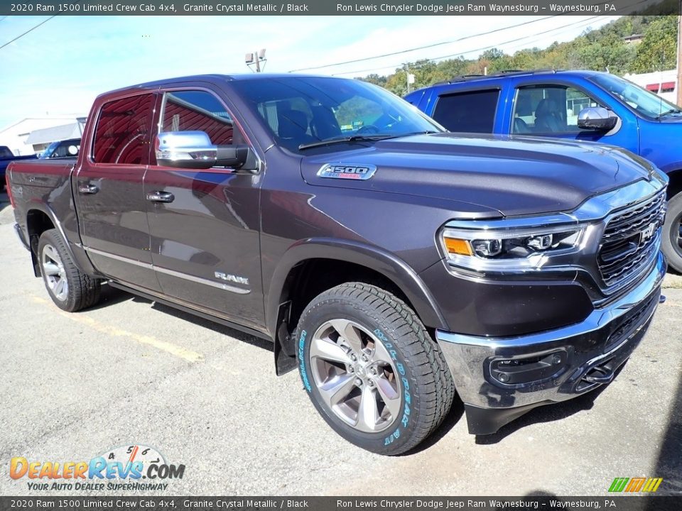 2020 Ram 1500 Limited Crew Cab 4x4 Granite Crystal Metallic / Black Photo #4