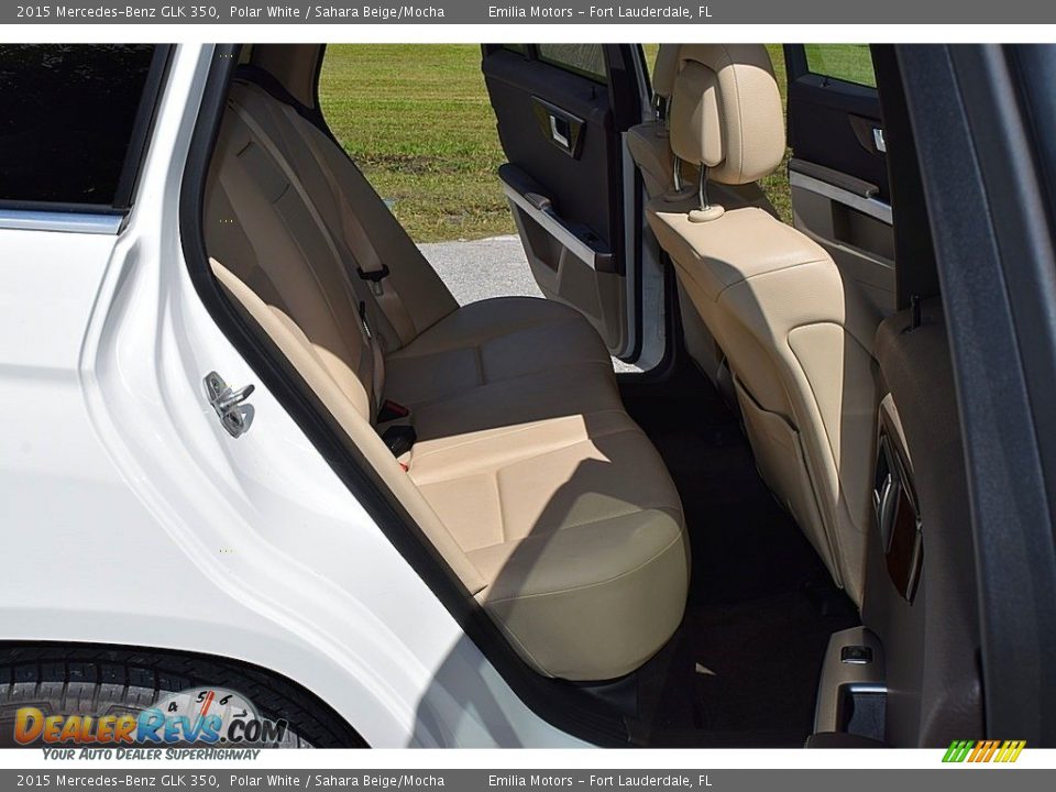 2015 Mercedes-Benz GLK 350 Polar White / Sahara Beige/Mocha Photo #28